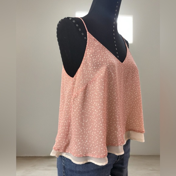 Lush Blush Pink Polka Dot Camisole - Picture 4 of 5